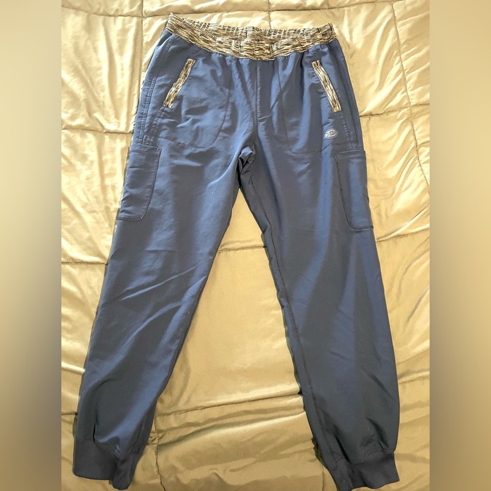 Dickies Women’s Blue Elastic Waist Jogger Scrub Pants